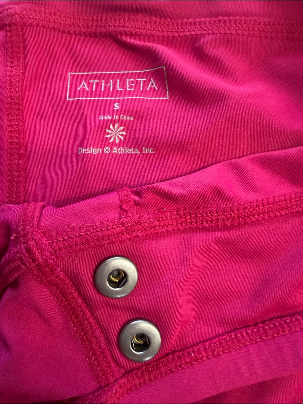 Athleta Women’s Sz S Swim Shorts Board Shorts Inside Snaps For Liner - Picture 2 of 5